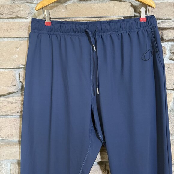 ZYIA Active Womens Pants EVERYWHERE Blue Lightweight Stretch Drawstring XXL - Picture 2 of 5